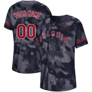 Cardinals Black Camo Fashion Men's Customized Jersey