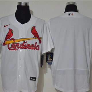 Cardinals Blank White Nike 2020 Cool Base Jersey