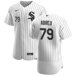 Chicago White Sox #79 Jose Abreu Men's Nike White Home 2020 Authentic Player MLB Jersey