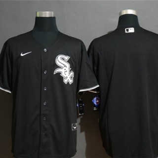 Chicago White Sox Black Blank Cool Base Nike Jersey