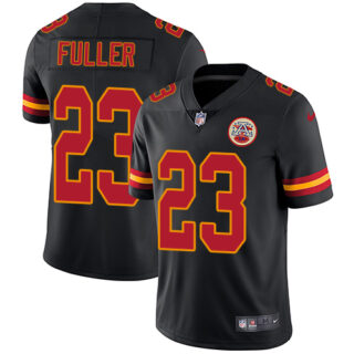Chiefs #23 Kendall Fuller Black Men's Stitched Football Limited Rush Jersey
