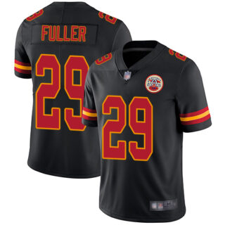 Chiefs #29 Kendall Fuller Black Men's Stitched Football Limited Rush Jersey