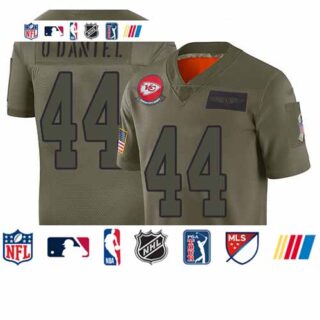 Chiefs #44 Dorian O'Daniel Camo Men's Stitched Football Limited 2019 Salute To Service Jersey