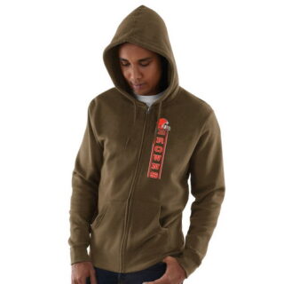 Cleveland Browns Hook And Ladder Full Zip Hoodie Brown