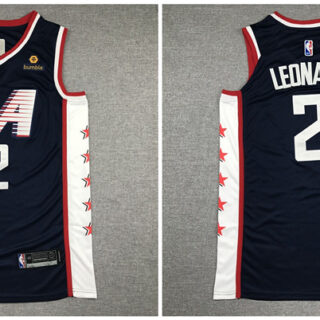 Clippers 2 Kawhi Leonard Black City Edition Nike Authentic Jersey