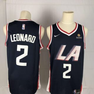 Clippers 2 Kawhi Leonard Black City Edition Nike Swingman Jersey