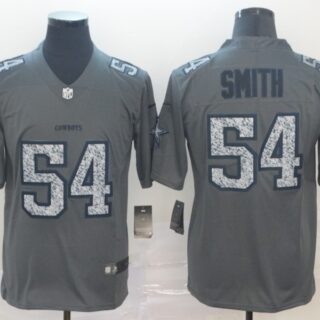 Cowboys 54 Jaylon Smith Gray Camo Vapor Untouchable Limited Jersey