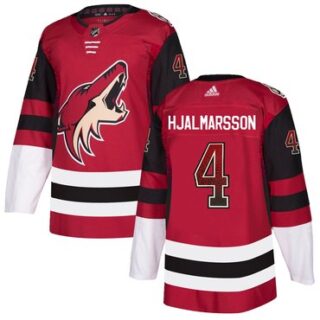 Coyotes 4 Niklas Hjalmarsson Red Drift Fashion Adidas Jersey