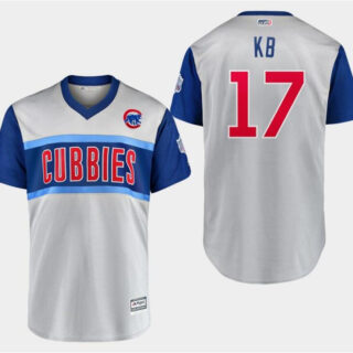 Cubs 17 Kris Bryant Kb Gray 2019 MLB Little League Classic Player Jersey