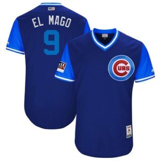 Cubs #9 Javier Baez Royal El Mago Players Weekend Authentic Stitched MLB Jersey