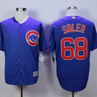 Cubs 68 Jorge Soler Royal Cool Base Jersey