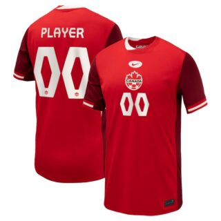 Custom Canada Soccer 2024 Home Red Jersey