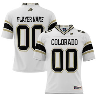 Custom Men Colorada Buffaloes White Vapor Limited Jerseys