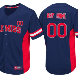 Custom Ole Miss Rebels College Baseball Jersey