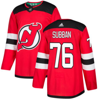 Devils 76 P.K. Subban Red Adidas Jersey