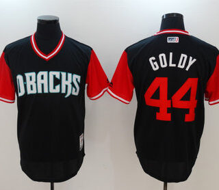 Diamondbacks 44 Paul Goldschmidt Goldy Black 2018 Players' Weekend Authentic Team Jersey