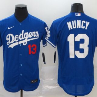 Dodgers 13 Max Muncy Royal 2020 Nike Flexbase Jersey