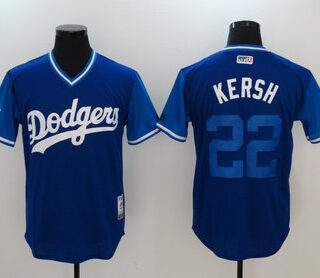 Dodgers 22 Clayton Kershaw Kersh Royal 2018 Players' Weekend Authentic Team Jersey