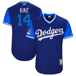 Dodgers #14 Enrique Hernandez Royal Kike Players Weekend Authentic Stitched MLB Jersey