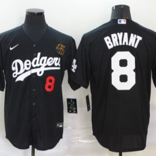 Dodgers 8 Kobe Bryant Black 2020 Nike KB Cool Base Jersey