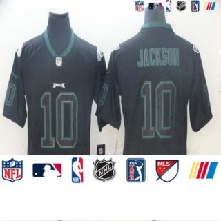 Eagles 10 DeSean Jackson Black Shadow Legend Limited Jersey