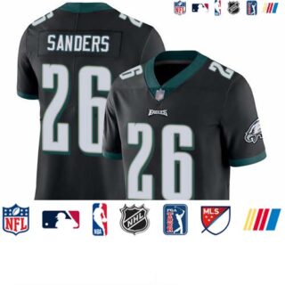 Eagles #26 Miles Sanders Black Alternate Men's Stitched Football Vapor Untouchable Limited Jersey