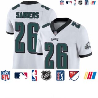 Eagles #26 Miles Sanders White Men's Stitched Football Vapor Untouchable Limited Jersey