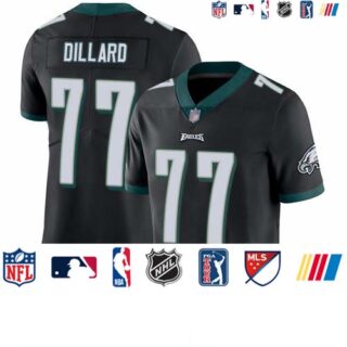 Eagles #77 Andre Dillard Black Alternate Men's Stitched Football Vapor Untouchable Limited Jersey