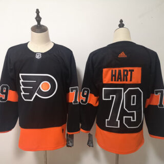 Flyers 79 Carter Hart Black Adidas Jersey