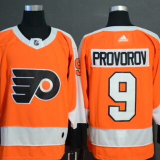 Flyers 9 Ivan Provorov Orange Adidas Jersey