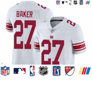 Giants #27 Deandre Baker White Men's Stitched Football Vapor Untouchable Limited Jersey