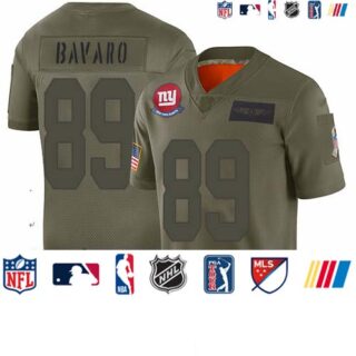 Giants #89 Mark Bavaro Camo Men's Stitched Football Limited 2019 Salute To Service Jersey