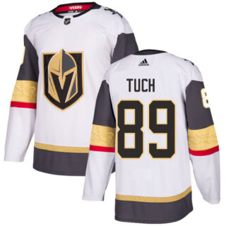 Golden Knights #89 Alex Tuch White Road Authentic Stitched Hockey Jersey