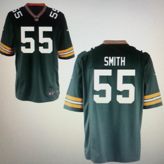 Green Bay Packers #55 Za'Darious Smith Green Vapor Limited Jersey