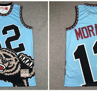 Grizzlies 12 Ja Morant Blue Hardwood Classics Jersey