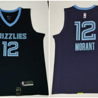 Grizzlies 12 Ja Morant Navy Nike Swingman Jersey