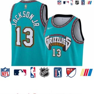Grizzlies #13 Jaren Jackson Jr. Green Basketball Swingman Hardwood Classics Jersey