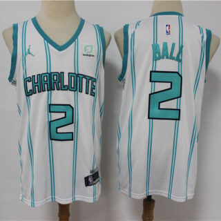 Hornets 2 LaMelo Ball White 2021 Swingman Jersey