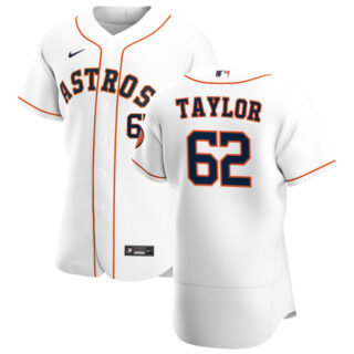 Houston Astros #62 Blake Taylor Men's Nike White Home 2020 Authentic Player MLB Jersey