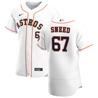 Houston Astros #67 Cy Sneed Men's Nike White Home 2020 Authentic Player MLB Jersey