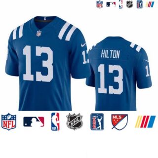 Indianapolis Colts #13 T.Y. Hilton Men's Nike Royal 2020 Vapor Limited Jersey
