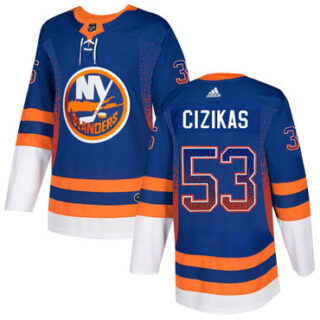Islanders 53 Casey Cizikas Royal Drift Fashion Adidas Jersey