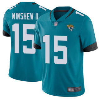 Jaguars #15 Gardner Minshew II Teal Green Alternate Men's Stitched Football Vapor Untouchable Limited Jersey