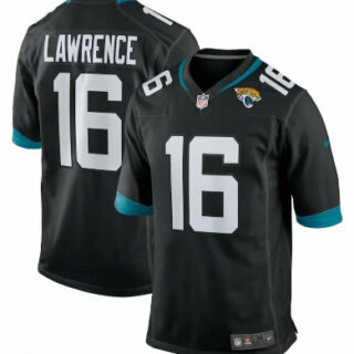Jaguars #16 Trevor Lawrence Black Vapor Limited Jersey