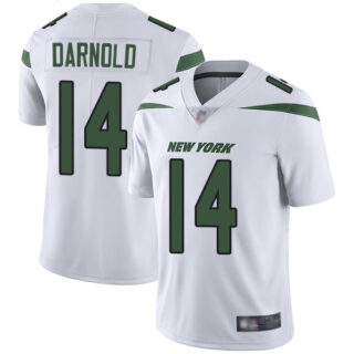 Jets #14 Sam Darnold White Men's Stitched Football Vapor Untouchable Limited Jersey