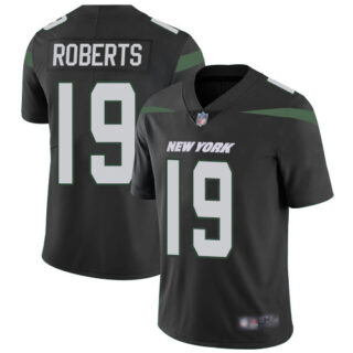 Jets #19 Andre Roberts Black Alternate Men's Stitched Football Vapor Untouchable Limited Jersey
