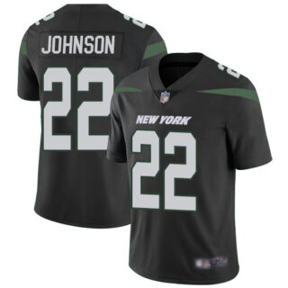 Jets #22 Trumaine Johnson Black Alternate Men's Stitched Football Vapor Untouchable Limited Jersey