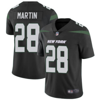 Jets #28 Curtis Martin Black Alternate Men's Stitched Football Vapor Untouchable Limited Jersey