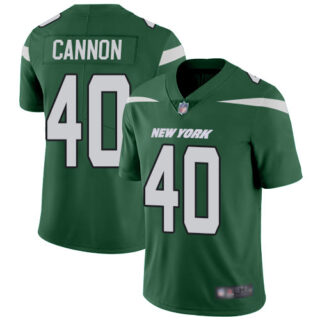 Jets #40 Trenton Cannon Green Team Color Men's Stitched Football Vapor Untouchable Limited Jersey