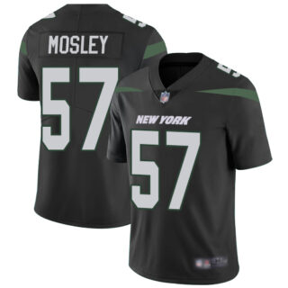 Jets #57 C.J. Mosley Black Alternate Men's Stitched Football Vapor Untouchable Limited Jersey